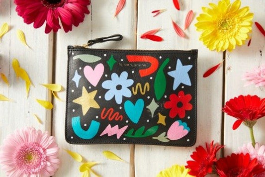 colourful pouch