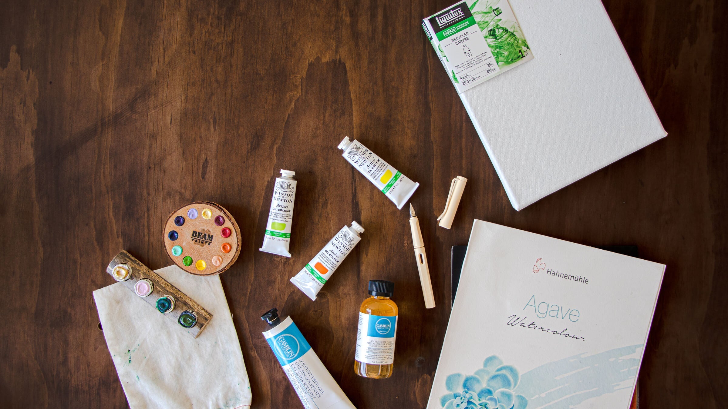 Eco-conscious art materials collection at Opus Art Supplies