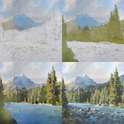 Landscape Painting in Watercolours with James Koll – Opus Art Supplies