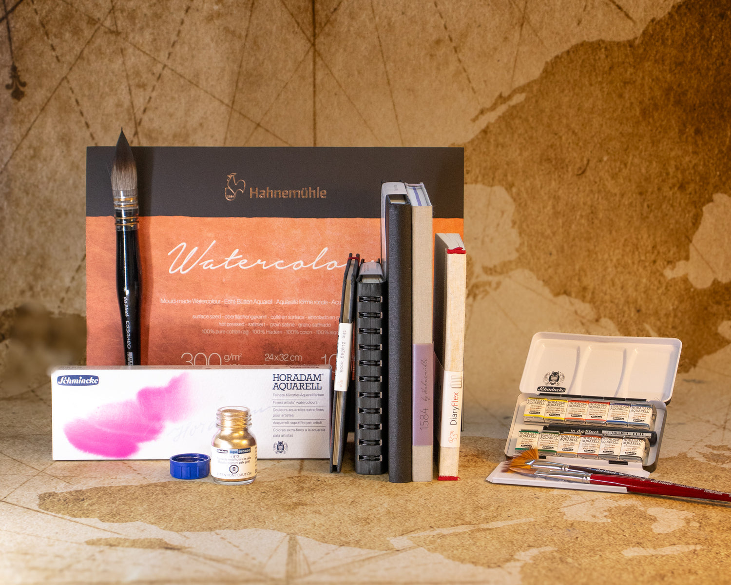 Schmincke, Hahnemühle & da Vinci