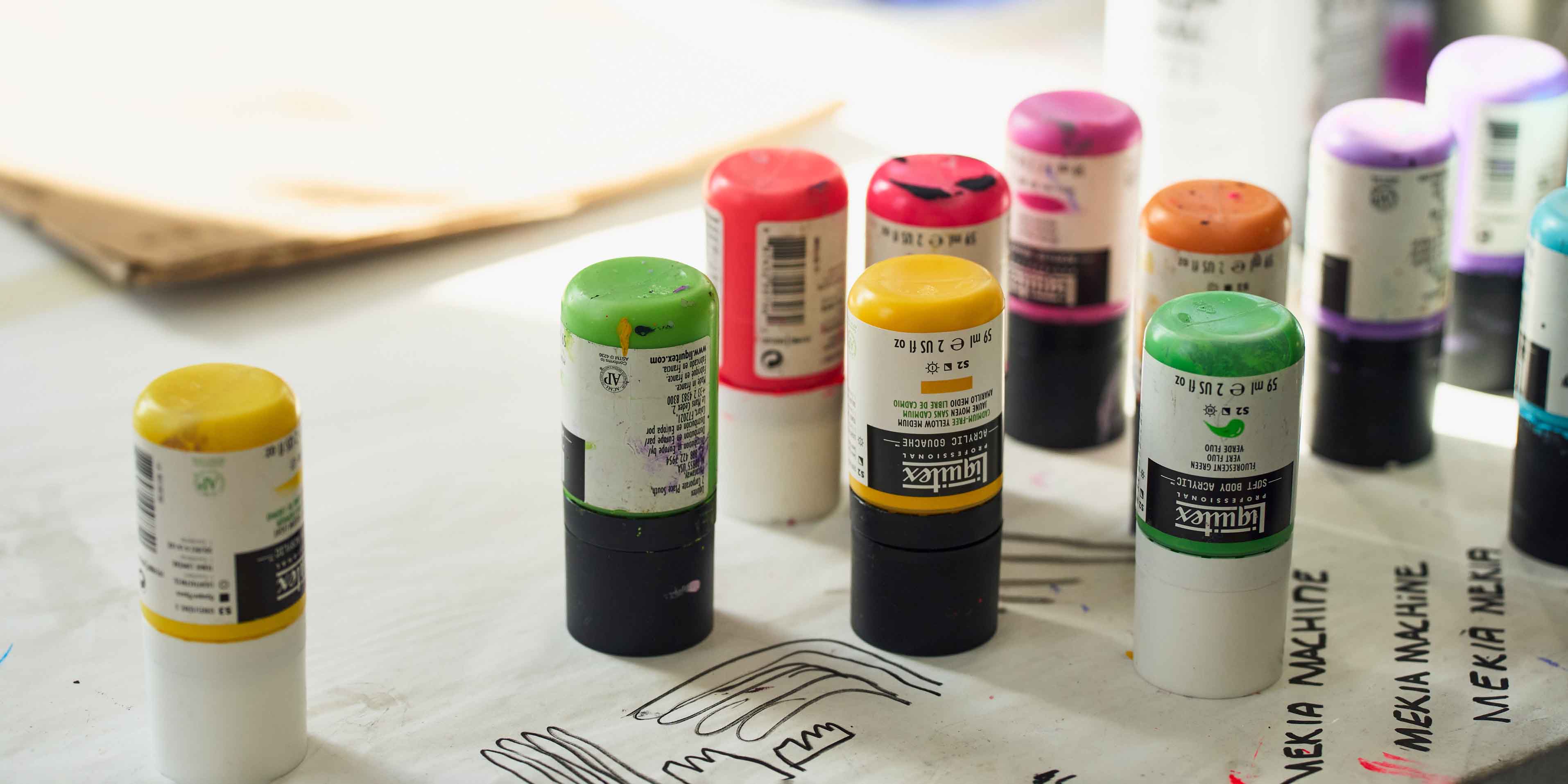 Liquitex Professional Paint Marker Fluorescent Wide Set of 6