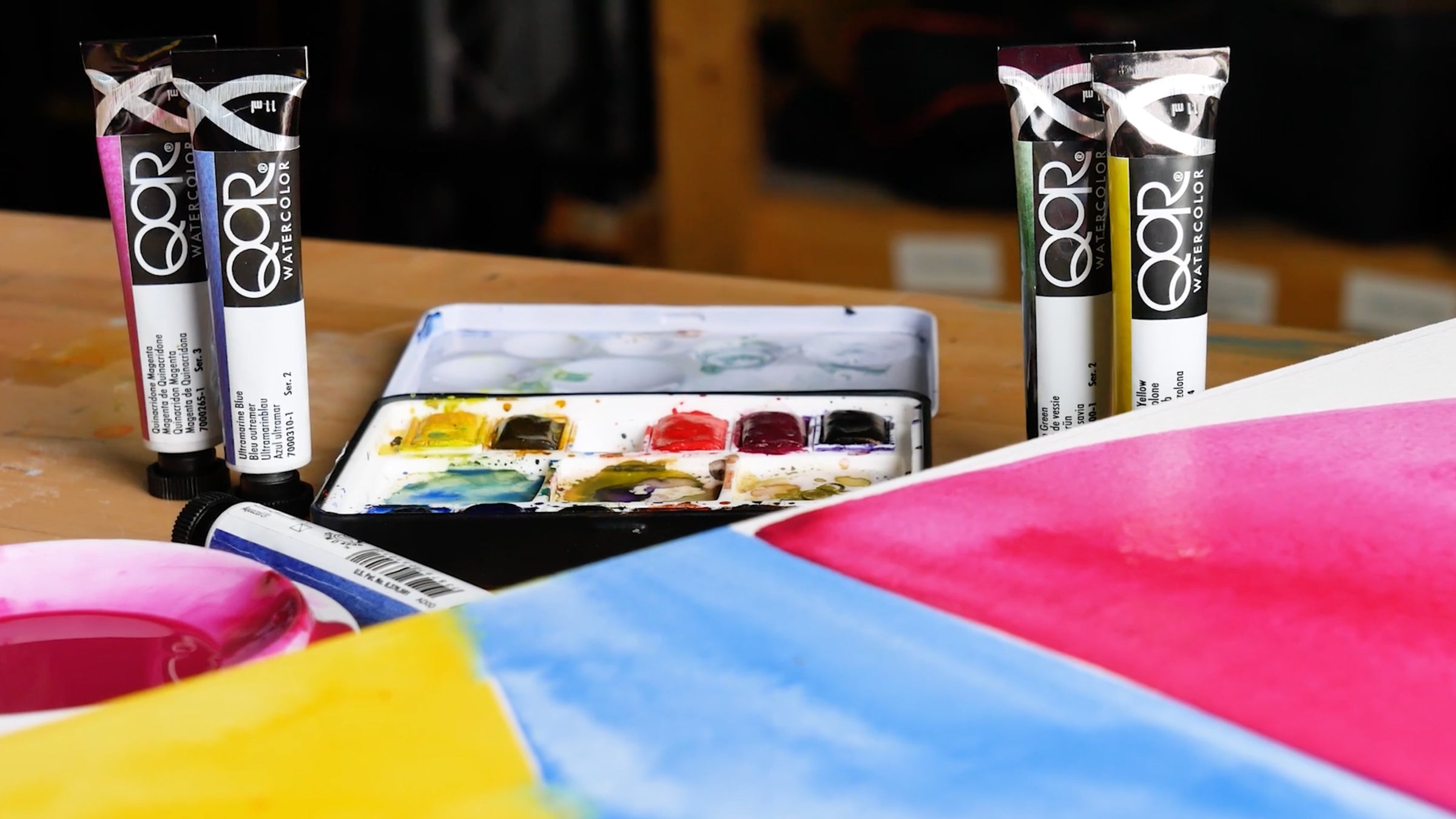 QoR Watercolor Introductory Set of 6 – Opus Art Supplies