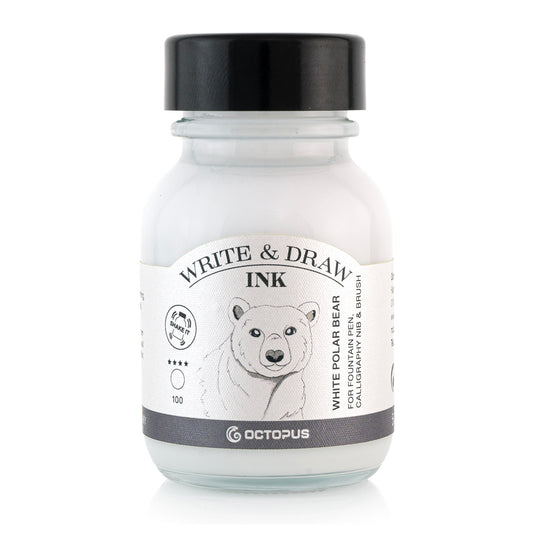 Octopus Write and Draw Ink White Polar Bear 50ml
