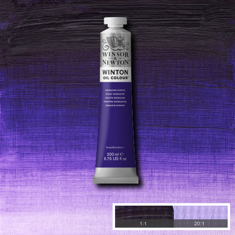 Winton Oil Colours - Orange or Red or Purple