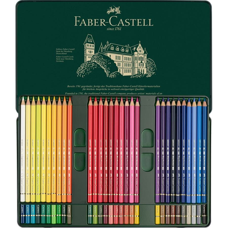 Faber-Castell Polychromos Coloured Pencil Set of 60 – Opus Art
