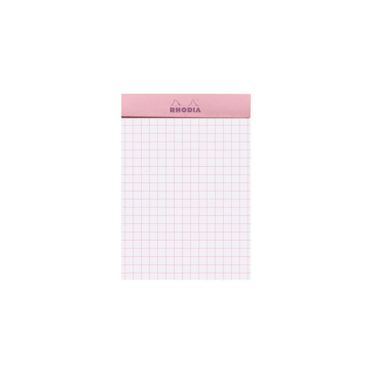 Rhodia No.11 Staplebound Grid Pad A7 - Pink