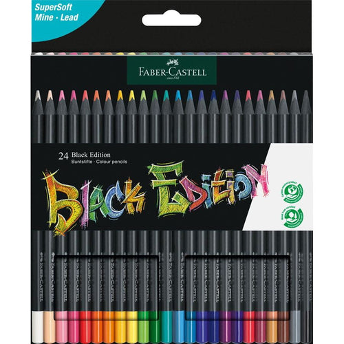 Faber-Castell Black Edition Colour Pencil Set of 24