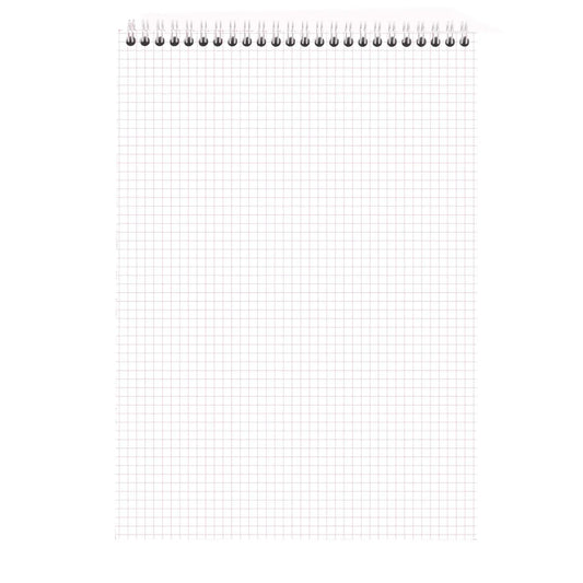 Rhodia Wirebound Grid Notepad A4 - Prune