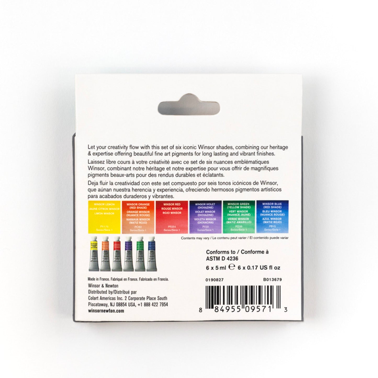 Winsor & Newton Professional Watercolour Set of 6 Winsor Colour Tubes