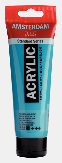 Amsterdam Acrylic Paint - Black or Blue