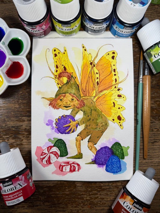 Pébéo Colorex: Sugar Plum Fairies with Max Black