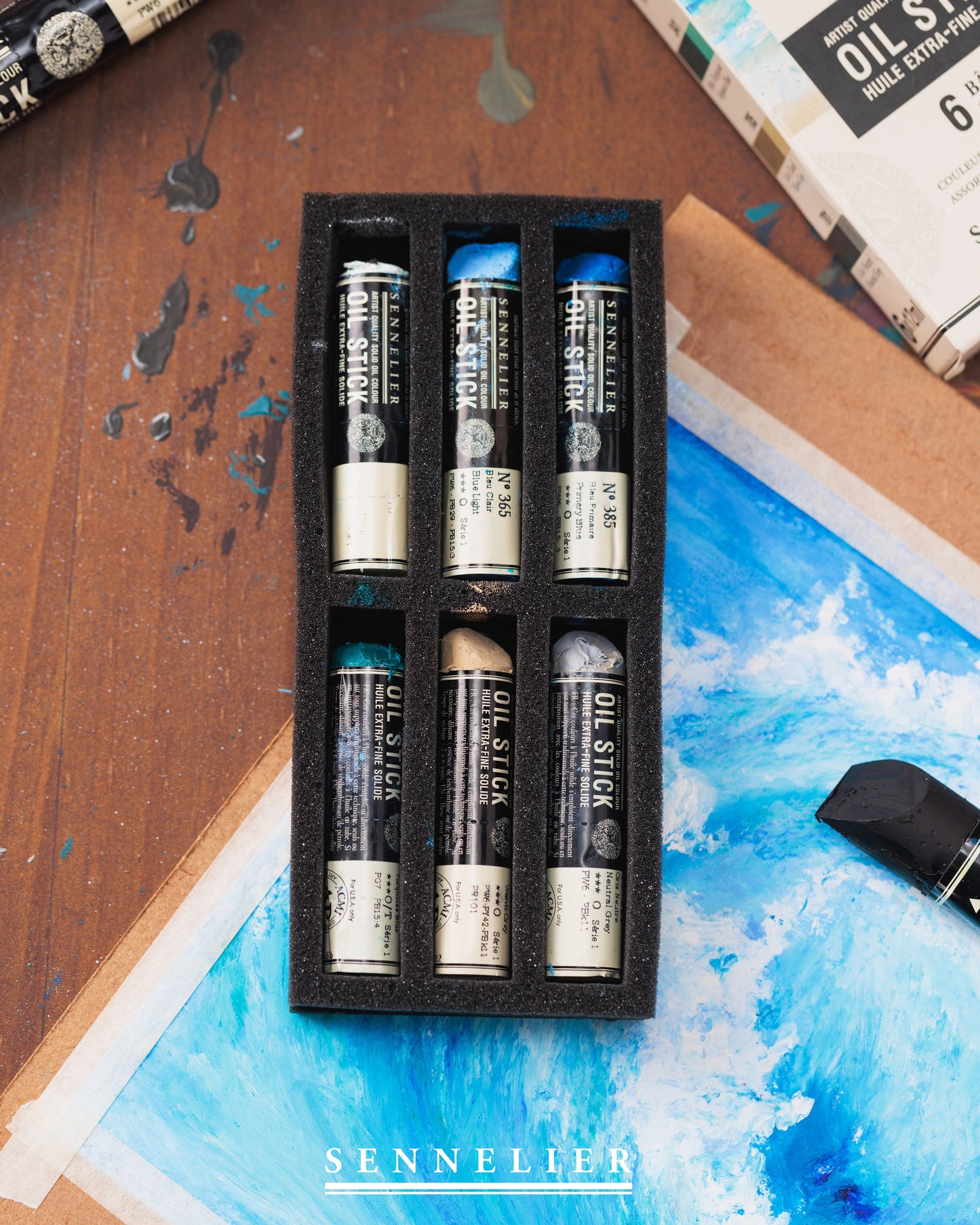 Discover Sennelier Oil Sticks with Yves-Marie Salanson