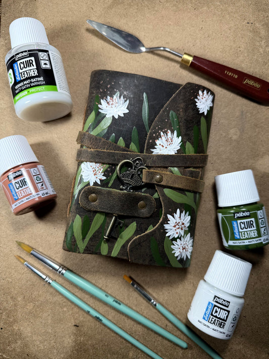 Pébéo’s Setacolor Leather Paints: Making Holiday Gifts with Max Black