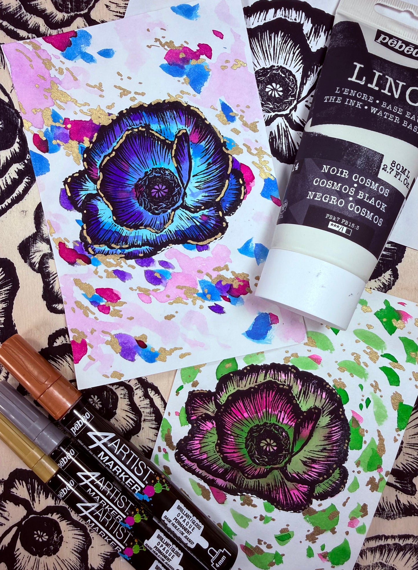 PÉBÉO Mixed Media Printmaking with Max Black