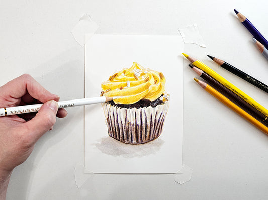 Holbein Artists’ Colored Pencils: Render a Realistic Cupcake!