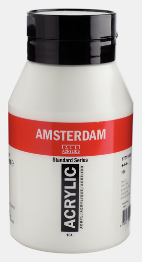 Amsterdam Acrylic Zinc White (Special Order) Size 1L
