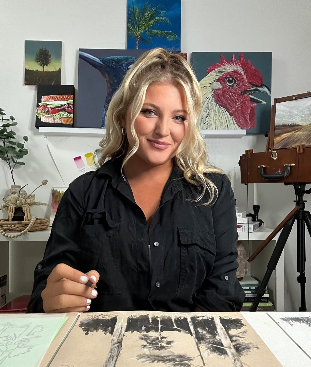 Colour, Temperature & Form: A Realistic Floral Oil Painting Demo with Kelly Baskin