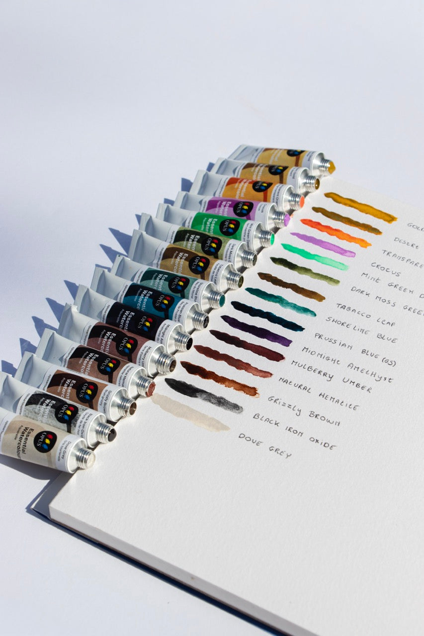 Opus Essential Watercolours: Try-it and Explore 15 New Colours with Elena Markelova!