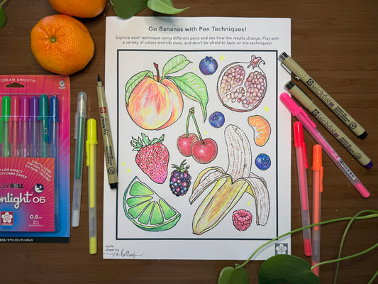 Pen Techniques Made Simple with Sakura and Vic Hollins