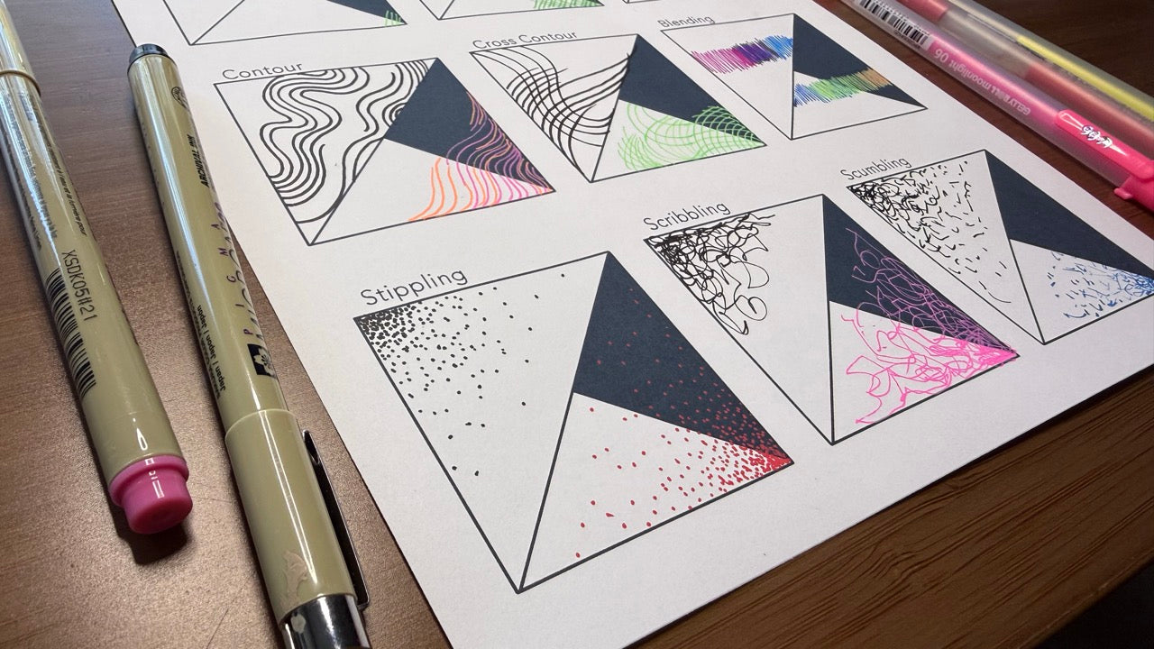 Pen Techniques Made Simple with Sakura!