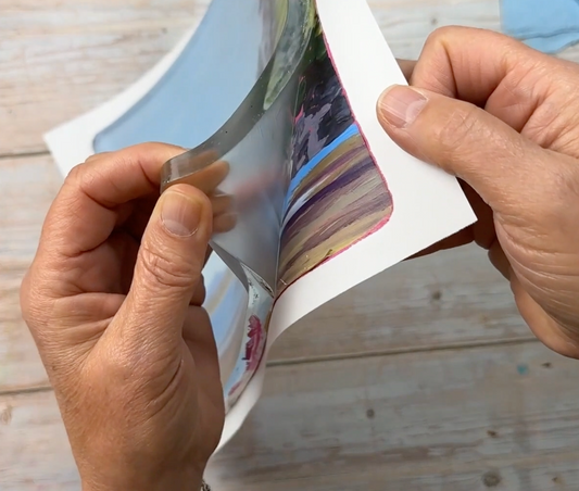Painting in Reverse - Direct Painting on a Gel Plate with Lisa Riehl