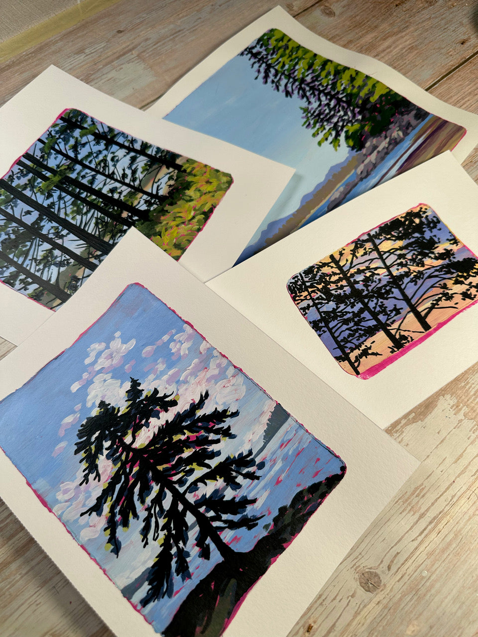 Painting in Reverse - Direct Painting on a Gel Plate with Lisa Riehl
