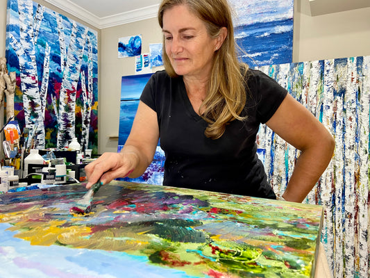 Liquitex Basics: Painting a French Countryside with Kareen Hague
