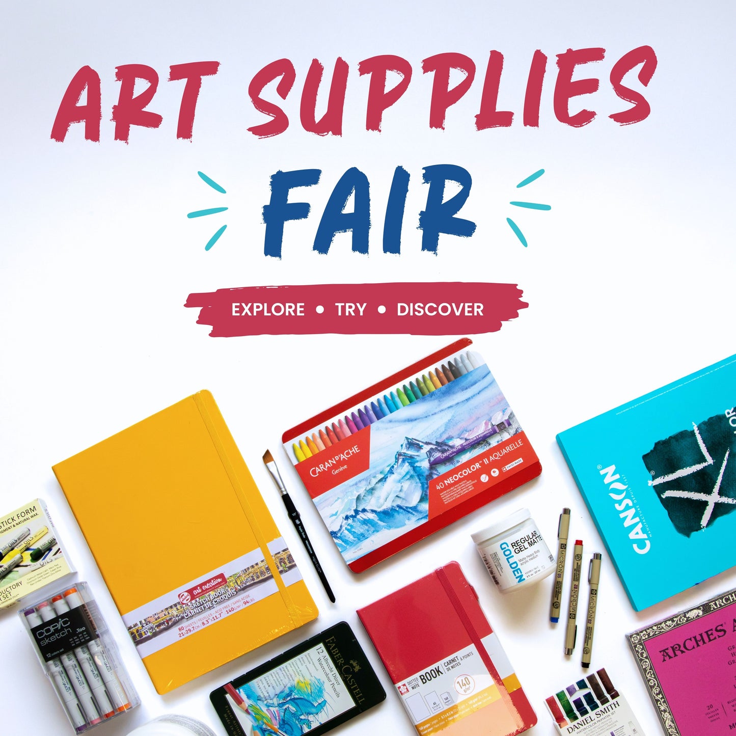 Art Supply Fair: Explore, Try and Discover!