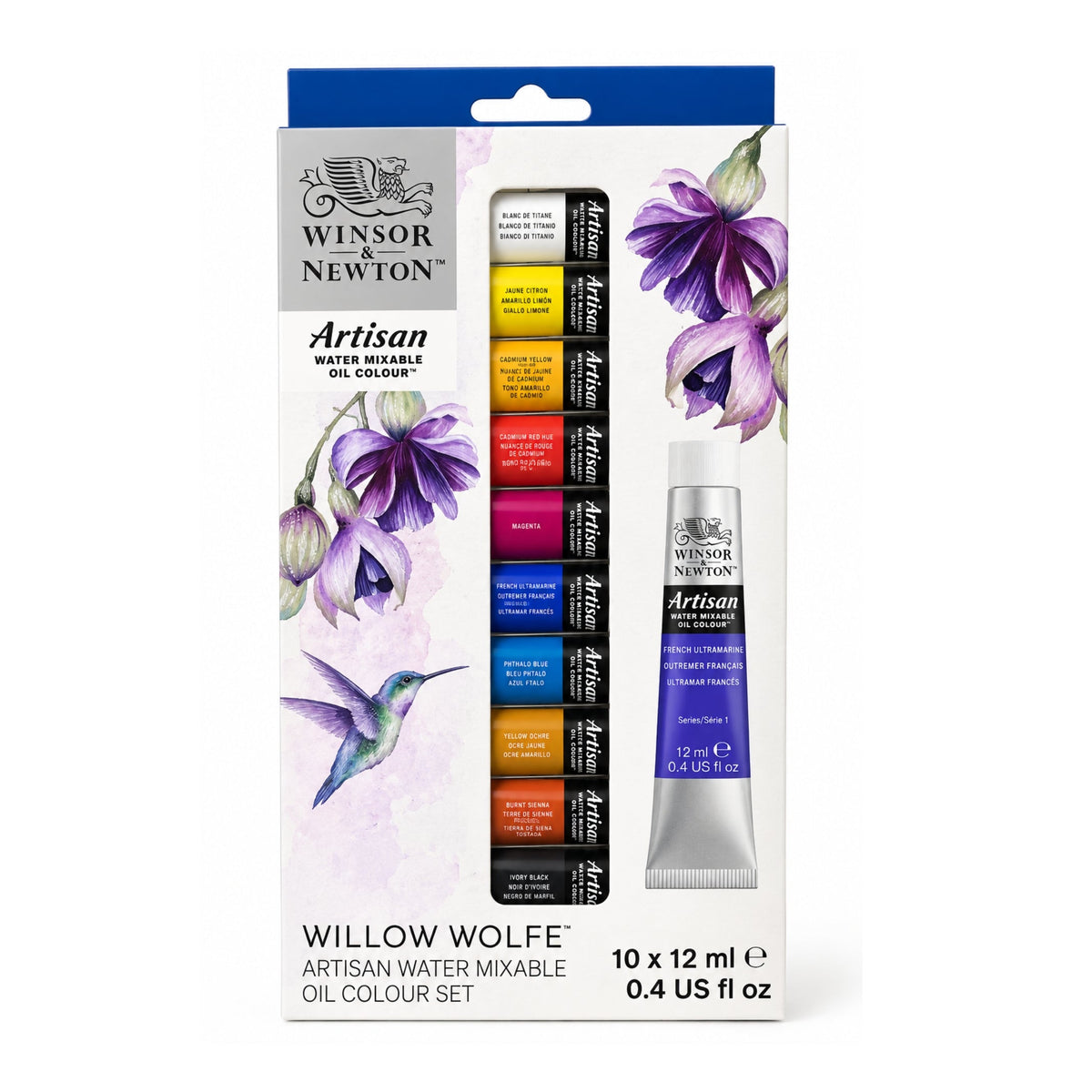 Winsor & Newton Artisan Water Mixable Oil Colour Willow Wolfe Set of 10