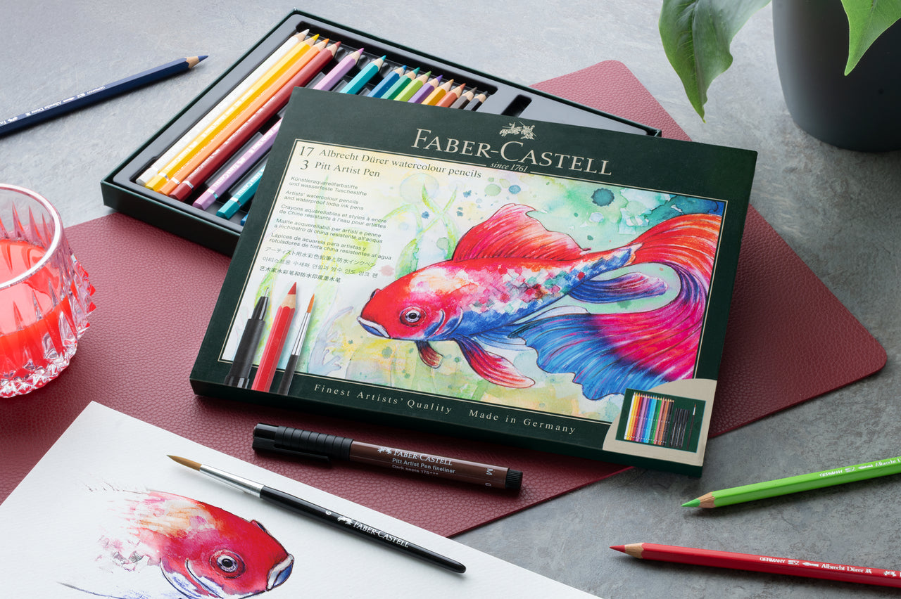 Faber-Castell Albrecht Dürer & Pitt Artist Pen Gift Set of 21