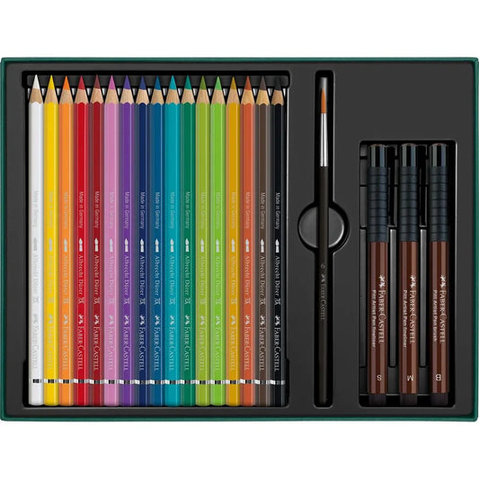 Faber-Castell Albrecht Dürer & Pitt Artist Pen Gift Set of 21
