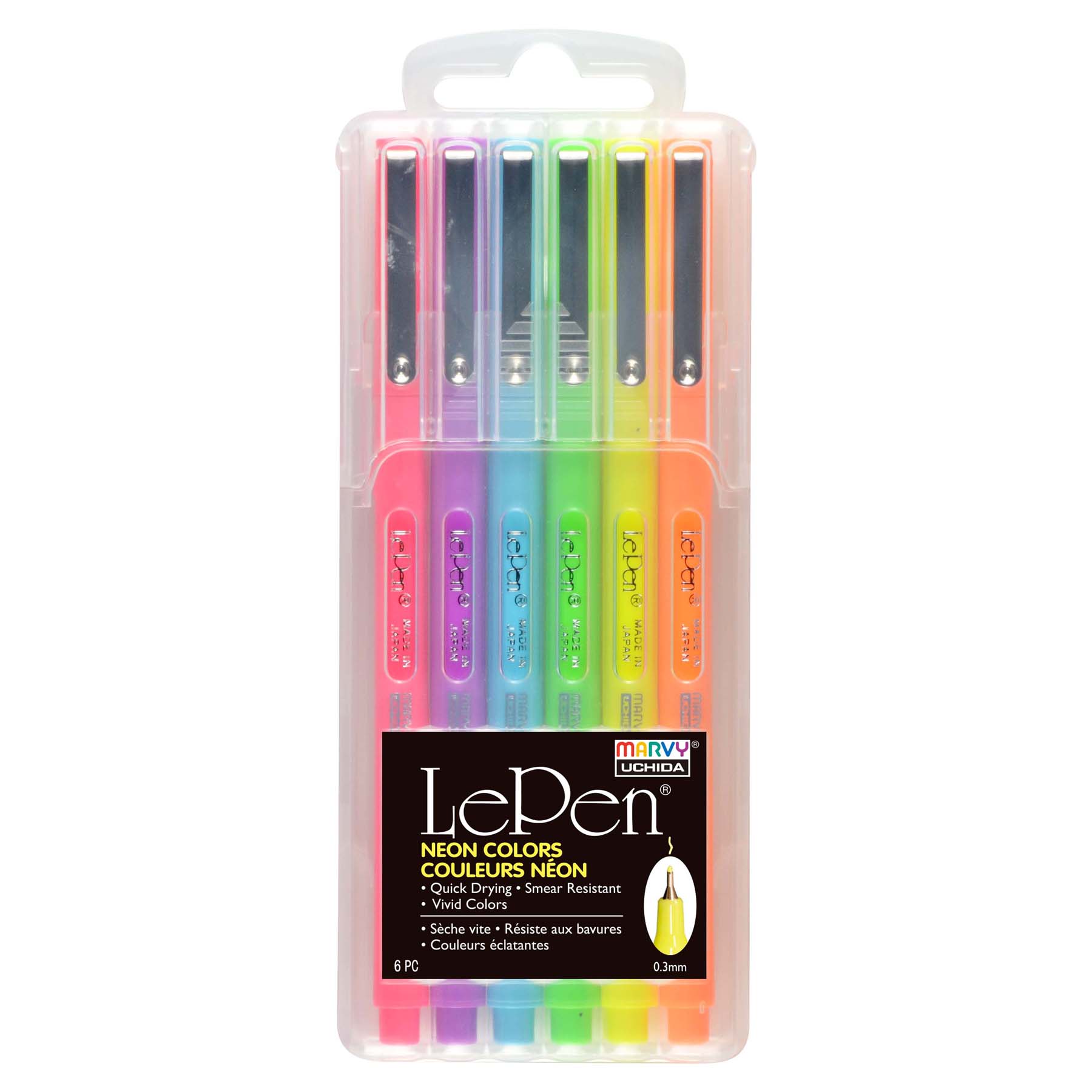 Marvy Uchida 4300-10B 10-Piece Le Pen Set, 0.3 mm Micro Fine Tip, Draw –  Value Products Global