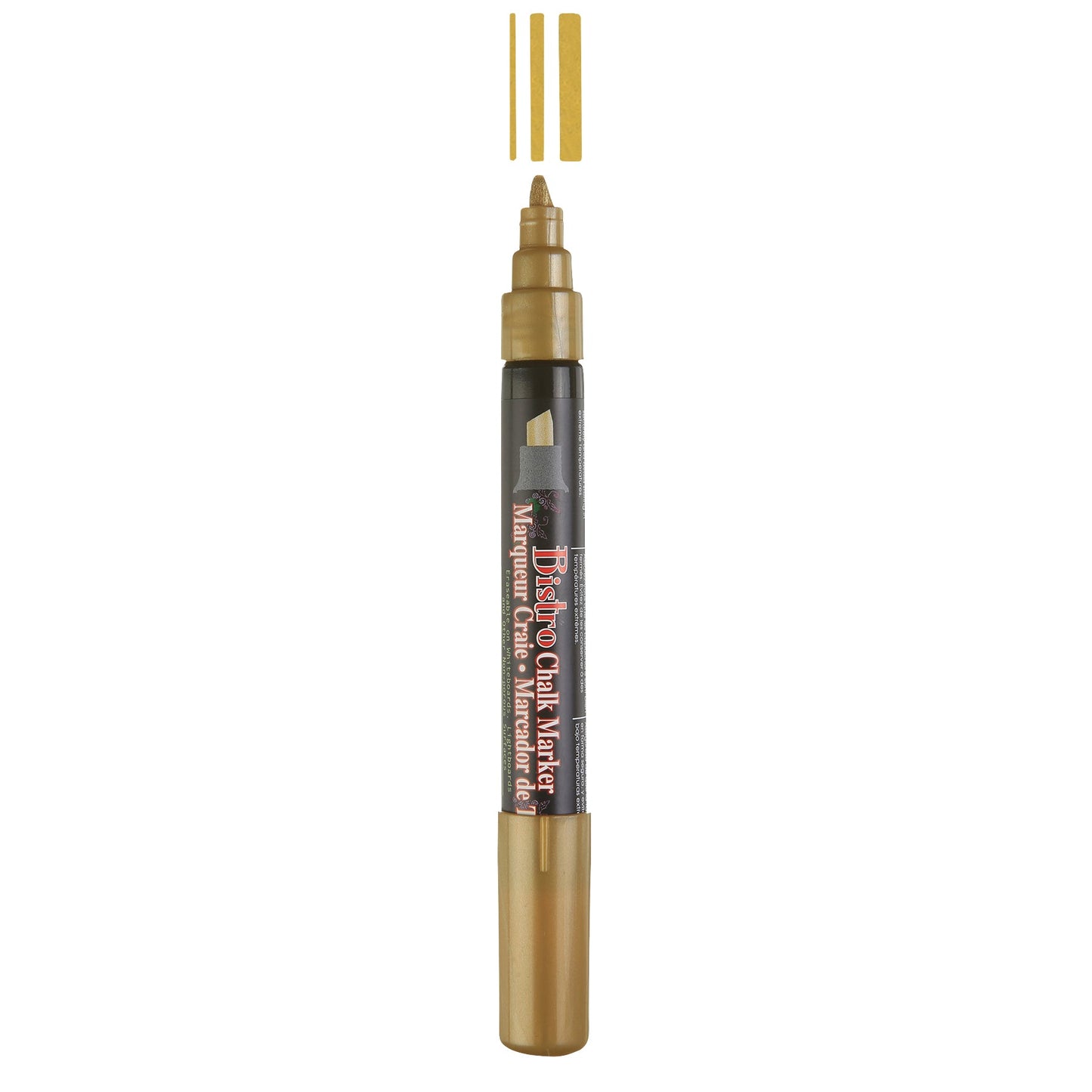 Marvy Uchida Bistro Chalk Marker Chisel Metallic Set of 2