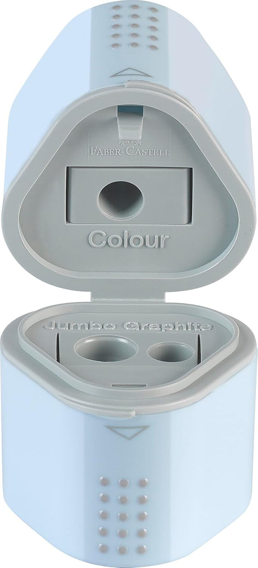 Faber-Castell Grip 2001 Trio Sharpening Box - Sky Blue