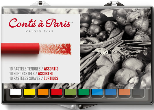 Conté à Paris - Soft Pastels - Assorted Set of 10