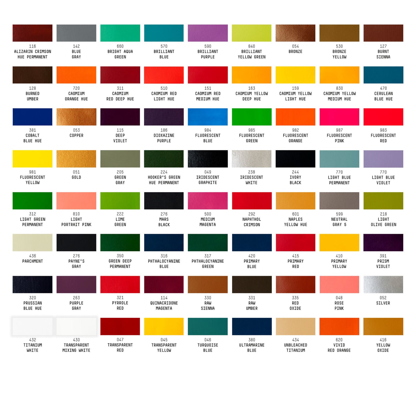 Liquitex BASICS Acrylic Set of 72 x 22ml Tubes