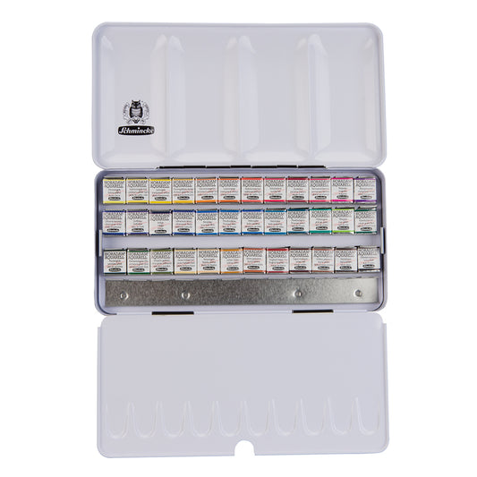 Schmincke HORADAM Watercolour Metal Set of 36 Half Pans