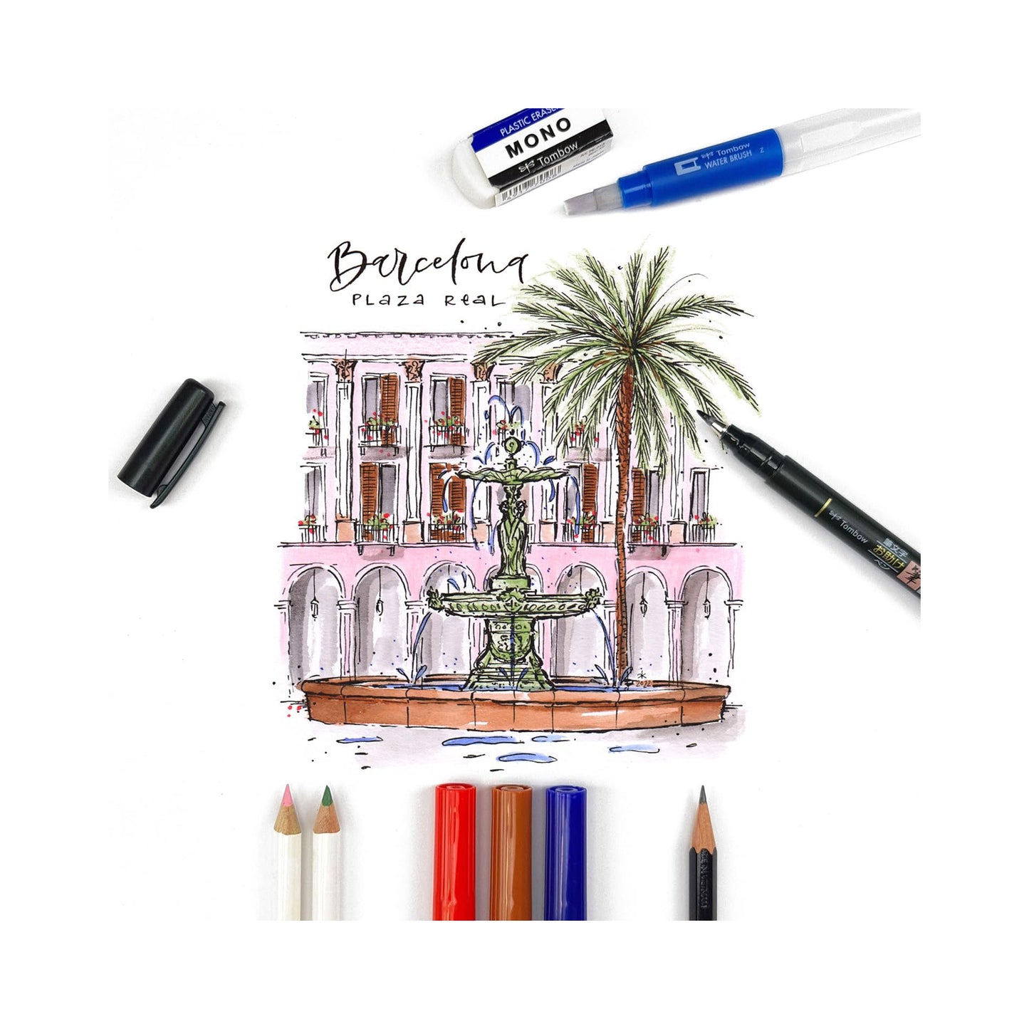 Tombow Urban Sketching Set of 9