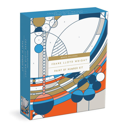Frank Lloyd Wright March Balloons Paint-by-Number Kit