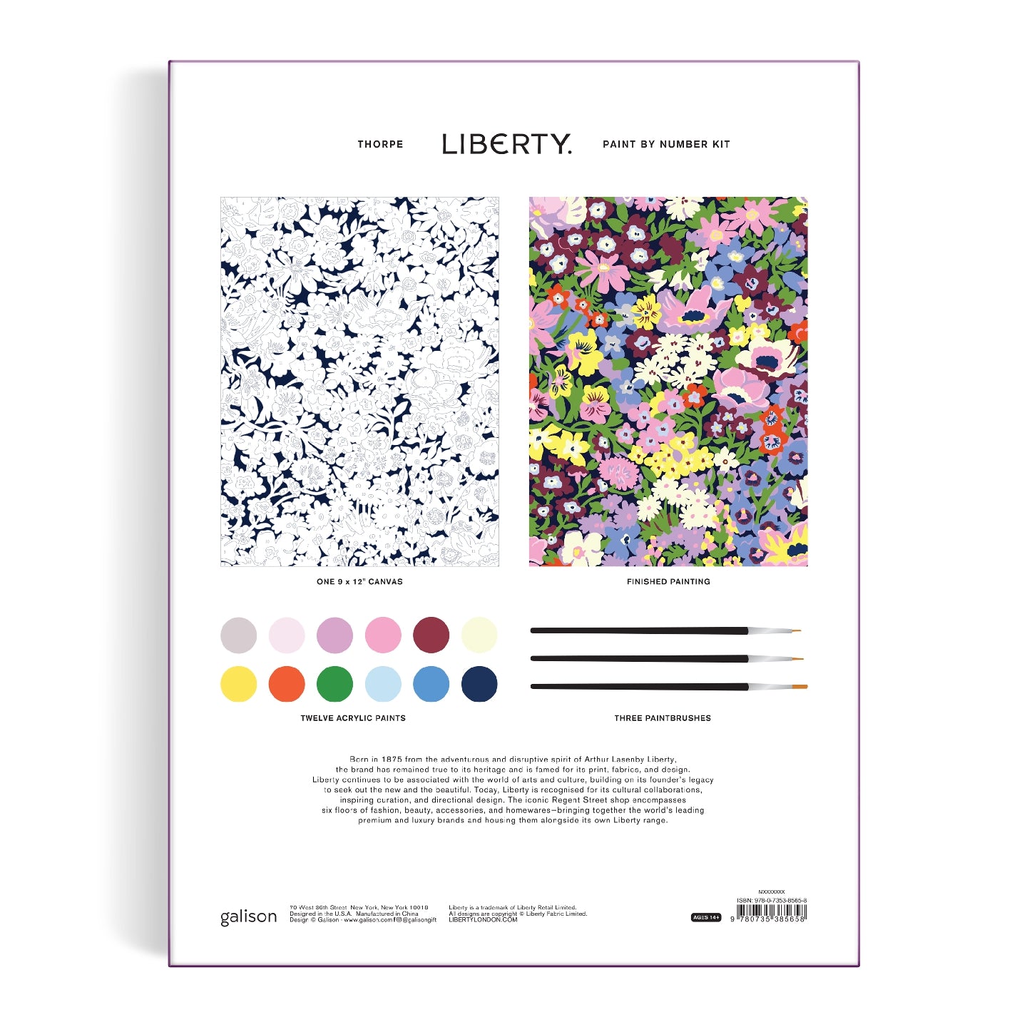 Liberty Paint-by-Number Kit - Thorpe