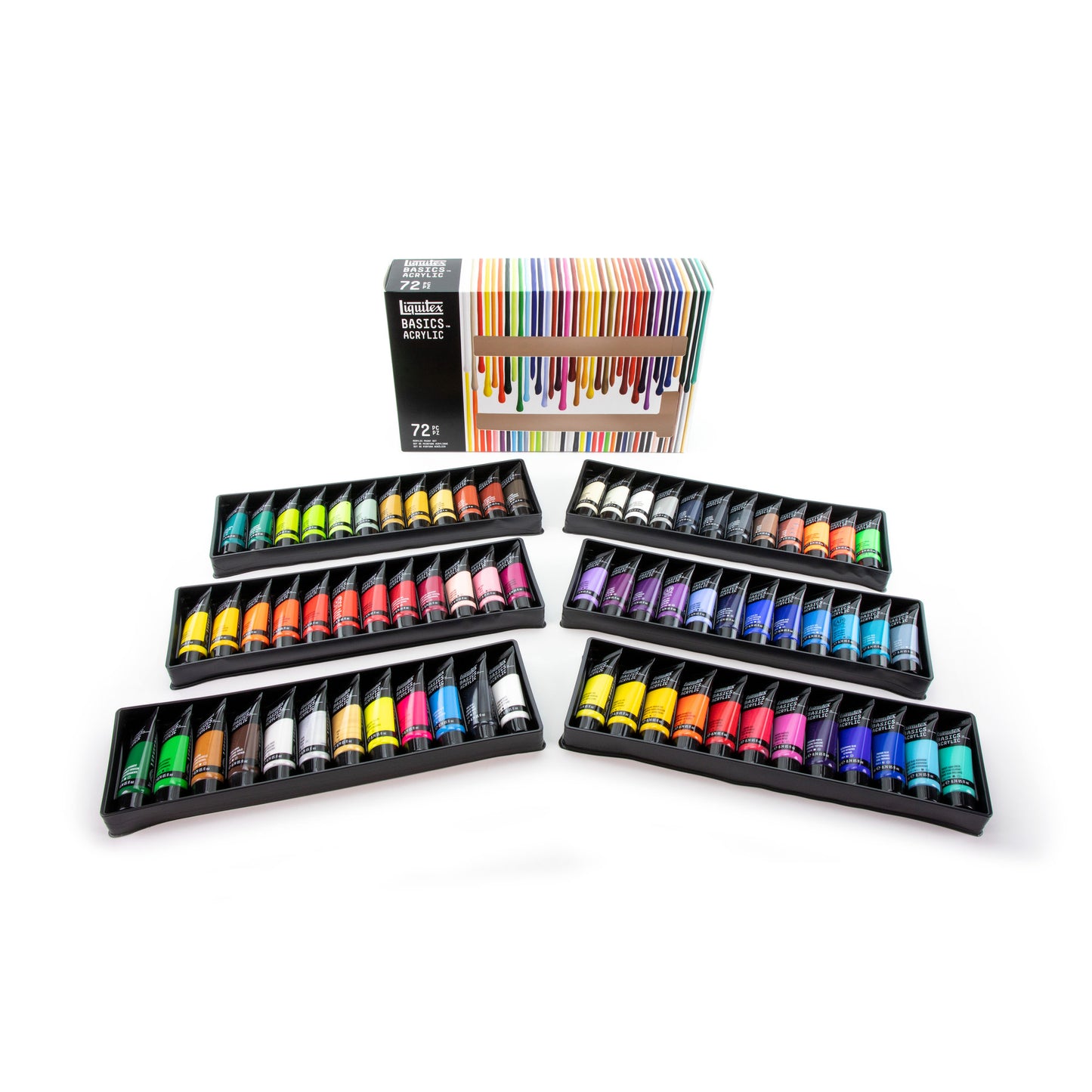 Liquitex BASICS Acrylic Set of 72 x 22ml Tubes