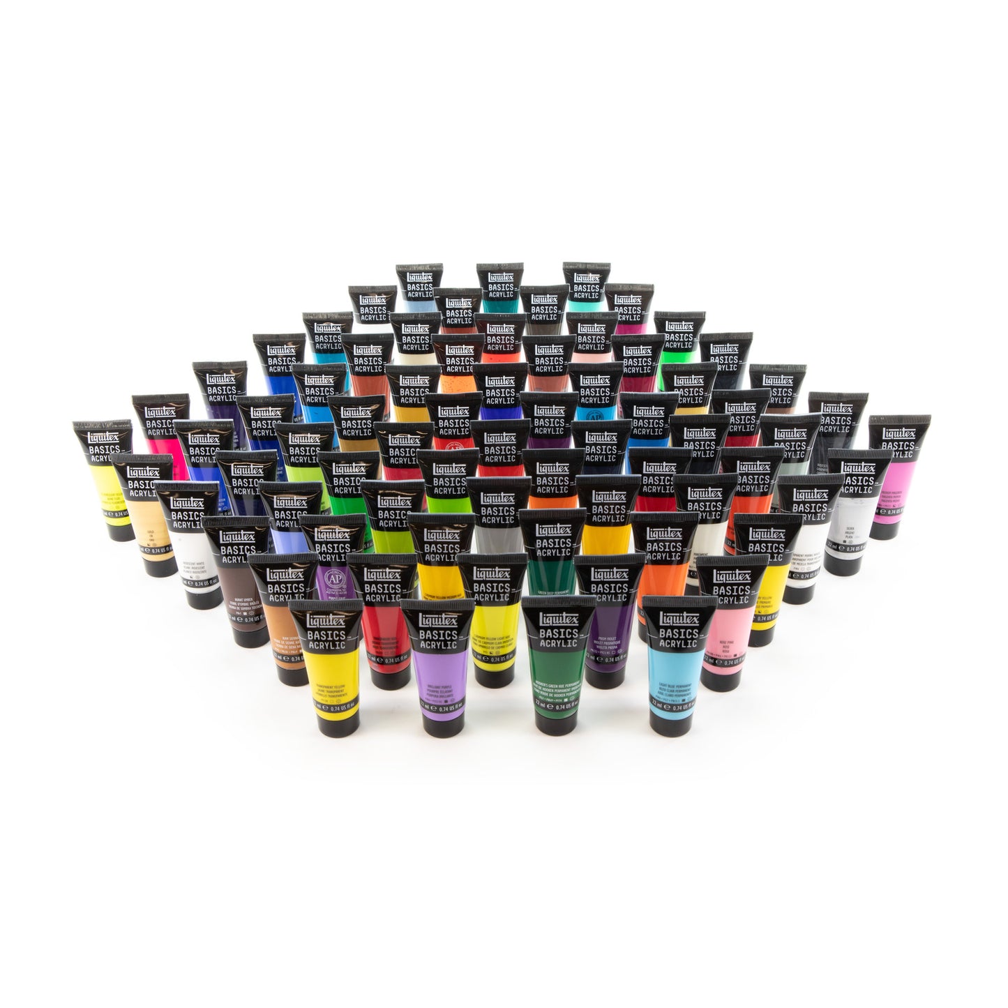 Liquitex BASICS Acrylic Set of 72 x 22ml Tubes