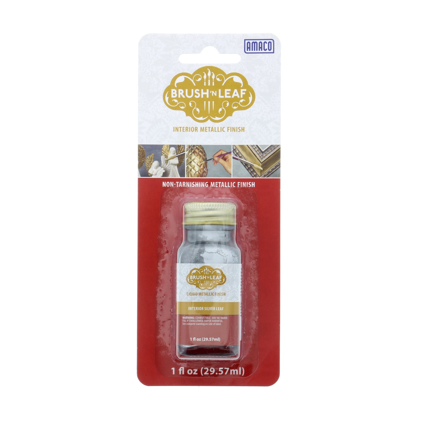 Amaco Brush'n Leaf Silver Leaf - 1oz