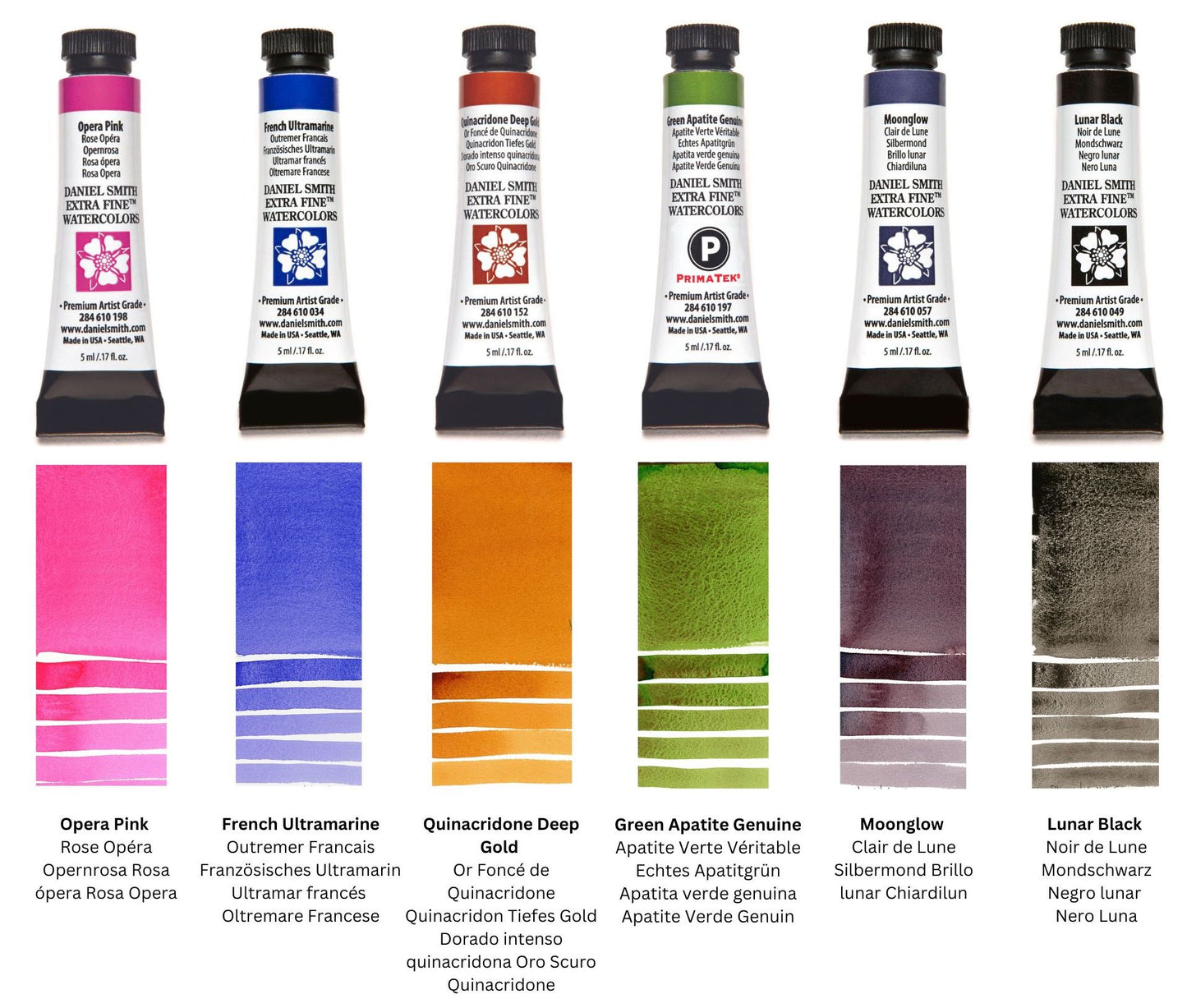 Daniel Smith Extra Fine Watercolors set of 6 Agus Budiyanto's Bold and Expressive