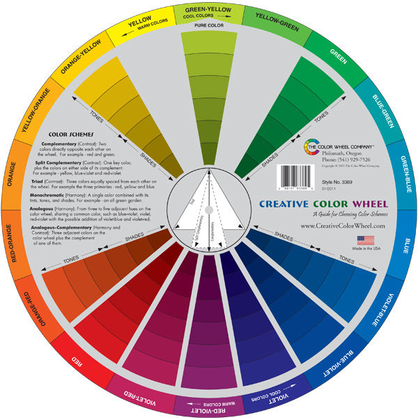Creative Color Wheel 9.25"D