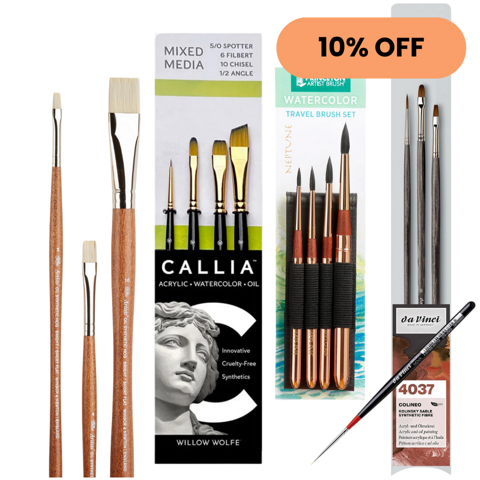da Vinci COLINEO 4037 Acrylic & Oil Brush Set of 3