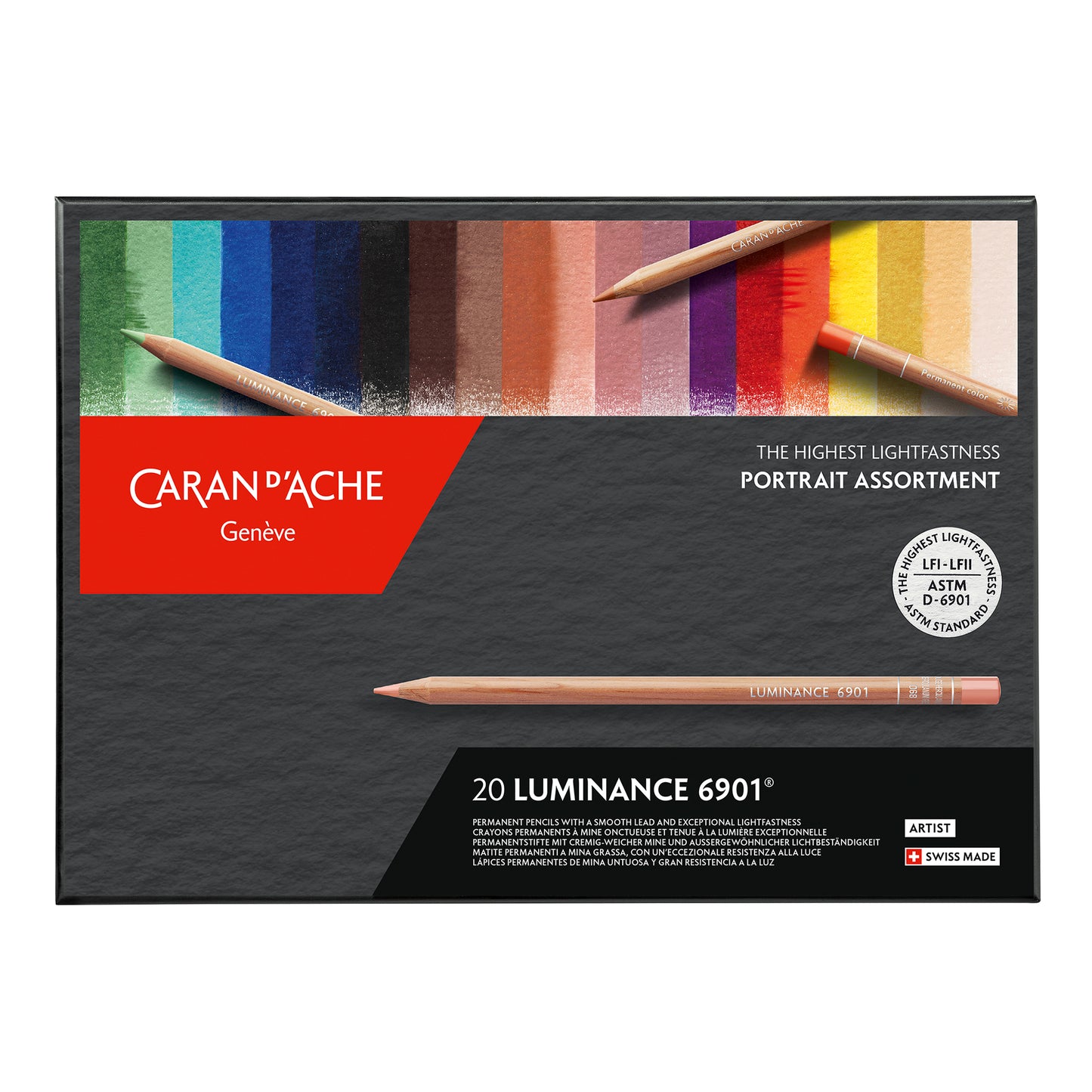 Caran d'Ache Luminance 6901® - Portrait Set of 20
