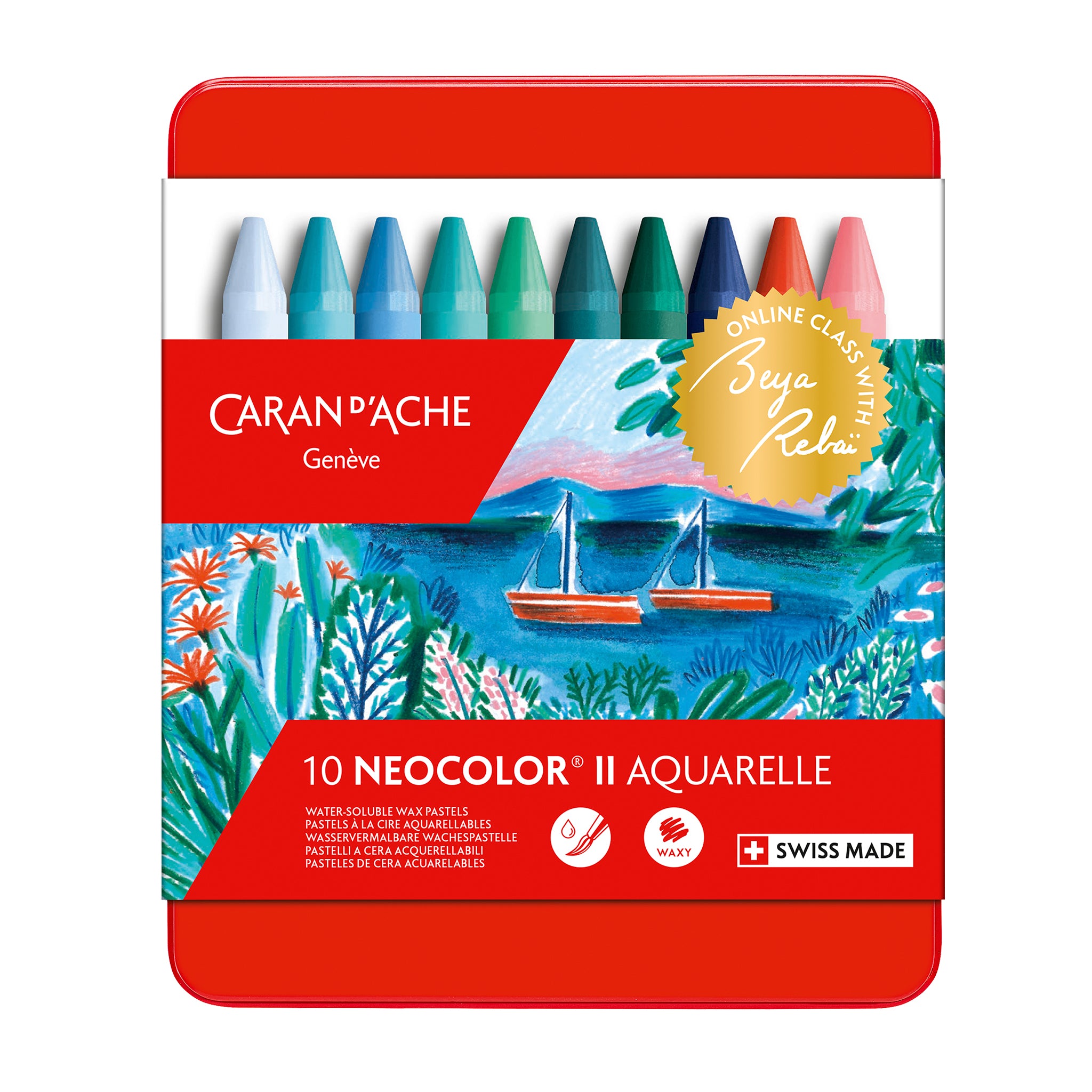 Caran d'Ache Neocolor II - Beya Rebai Cold Set of 10 – Opus Art