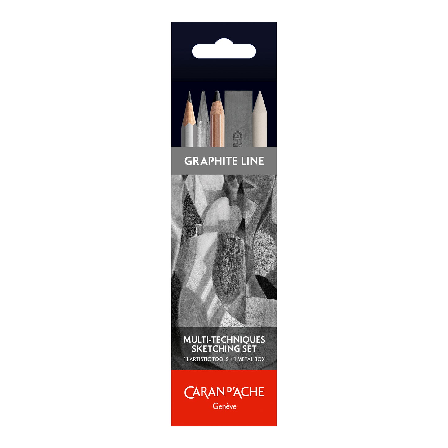 Caran d'Ache Multi-Techniques Sketching Set of 11