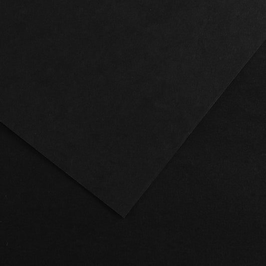 Canson 150gsm Colorline Paper Sheet 19" x 25" Ebony Black